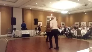 The wedding dance off between justin and jordan