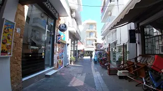 Rhodes Town - The lanes near KouKos Restaurant (4K)