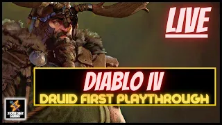 Diablo 4 - Druid Gameplay and Story Playthrough