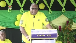 President, Ratu Wiliame Katonivere Maivalili, officiates at the Yellow Ribbon Walk of Acceptance