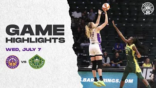 Game Recap: Los Angeles Sparks vs. Seattle Storm