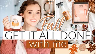 *new* EXTREME DECLUTTER, COOK + FALL COFFEE BTS | FALL GET IT ALL DONE W/ME | School Lunch Ideas