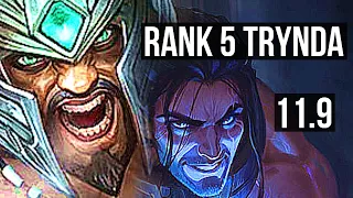 TRYNDAMERE vs SYLAS (MID) | Rank 5 Trynda, 7/1/6 | EUW Challenger | v11.9