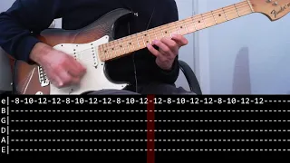 Deep Purple - Highway Star solo (Guitar lesson with TAB)