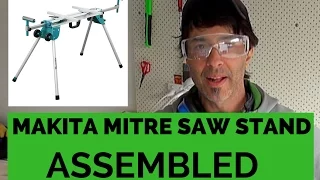 Assembling the Makita WST06 Mitre Saw Stand