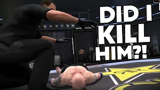 EA SPORTS MMA - The BEST MMA Ground & Pound??! - Brutal KO's!!