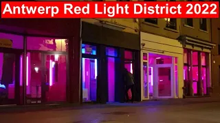 Antwerp Red Light District, Belgium: Antwerpen Rosse Buurt, België: Anvers Quartier Rouge, Belgique