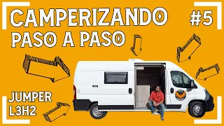 CAMPERIZANDO PASO A PASO #5 | ¡MÁS MADERA!  | PANELES | SALÓN | WC CASSETTE |