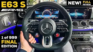 2023 MERCEDES E63 S AMG NEW Final Edition V8 BRUTAL Sound FULL Review Interior MBUX