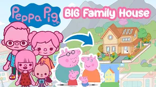Peppa Pig Big Family House Makeover Cute Pink not FREE TOCA BOCA House Ideas | Toca Life World