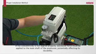 Installation YT-3300 Rotary Positioner