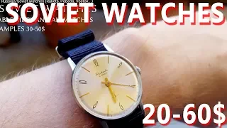 The beauty of old Russian/Soviet watches (Raketa, Pobeda, Vostok...)