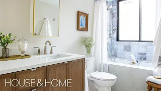 Two Condo Bathrooms Transform Into Bright, Stylish Spaces