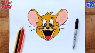 Tom and Jerry drawing || how to draw Jerry face