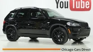 Chicago Cars Direct Presents a 2012 BMW X5 50i xDRIVE. Jet Black/Black. x13579