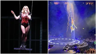 Helene Fischer verletzt sich bei Trapeznummer