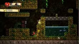 Spelunky XBLA (1080i HD) Mini-Guide #3-ALT: Surviving the Jungle (without Restless Dead Shotgun)