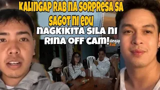 KALINGAP RAB NATUWA DAHIL BUMISITA NA SI EDU KAY RHEINA