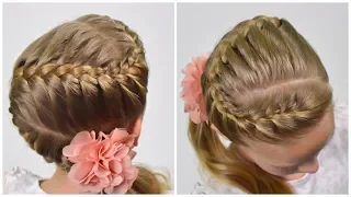 HOW TO: French Braid "Snake" | Zig Zag Braid | Trança embutida (Easy little girls hair #59) #LGH