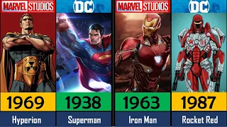 Marvel vs DC copycats and their appearance Dates | DWA