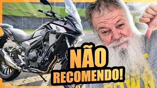 MEU PAI TESTOU A HONDA CB500X E NÃO GOSTOU