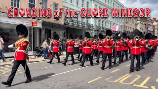 WINDSOR CASTLE GUARD Band of the Scots Guards - Number 9 Company Irish Guards | 3rd Aug 2023