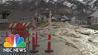 Flooding in Utah community prompts evacuation of several homes