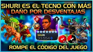 CON 100 VOLTAJES⚡️⚠️ SHURI ROMPE EL CÓDIGO DEL JUEGO & DESTROZA DEFENSORES TOP | MCOC