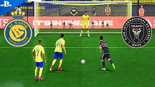 Ronaldo,Mbappe VS Messi,Neymar | Alnasser VS Inter Miami Penalty Shootout | FIFA 24 PS5 4k