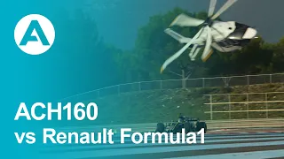 Airbus ACH160 vs Renault Formula1 at Le Castellet