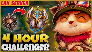 Unranked to Challenger Speedrun with Teemo (LAN)