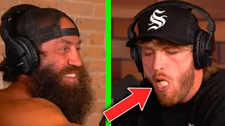 LOGAN PAUL ALMOST PUKES EATING LIVER KING’S RAW MEAT!