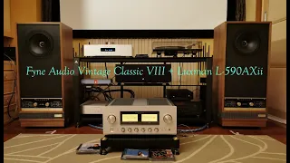 Class A Luxman + Vintage Speakers Fyne Audio Classic VIII