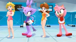 Mario & Sonic At The London 2012 Olympic Games Aquatics - 110m Hurdles (All Girl)