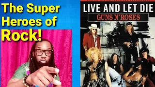 Guns and Roses Live and let die reaction | G n R live are something to behold!