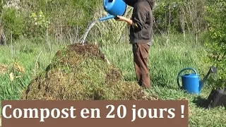 Comment faire un compost en 20 jours !