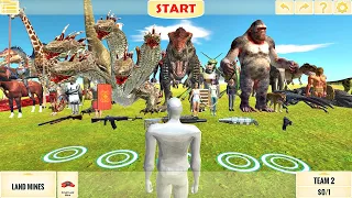 FPS Avatar All Weapons vs Every Animals. Animal Revolt Battle Simulator