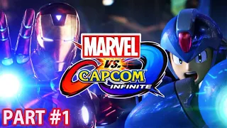 MARVEL VS CAPCOM INFINITE Story Mode Gameplay Walkthrough Part 1 FULL GAME (1080 HD PS4 Pro )