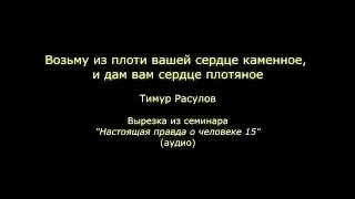 Возьму из плоти вашей сердце каменное, и дам вам сердце плотяное (Тимур Расулов)