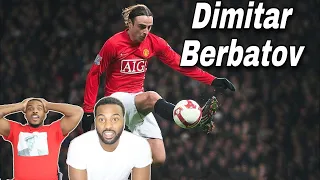 American brothers first time reacting to..Dimitar Berbatov -When Football Becomes Art( PURE STRIKER)