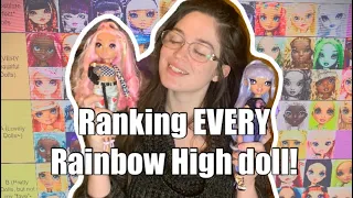 I ranked EVERY RAINBOW HIGH DOLL! Rainbow and Shadow High doll tier list! Who are the best & worst?