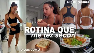 A ROTINA QUE ME FEZ PERDER 6KG DE GORDURA