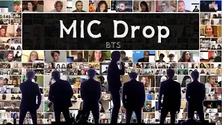 BTS MIC Drop 가사(Eng,Rom,Han) MV reaction / mashup