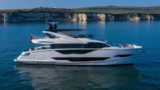 New 2022  Sunseeker 90 Ocean Super Yacht - Full Walk-Thru Tour, New Model (now sold)