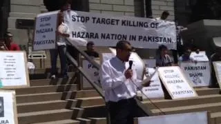 Hazara protest speech Denver co