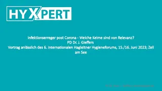 Infektionserreger post Corona - Welche Keime sind von Relevanz?PD Dr. J. Gieffers, Hyxpert GmbH