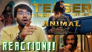 ANIMAL Official Teaser | REACTION!! | Ranbir Kapoor |Rashmika M, Anil K, Bobby D|Sandeep Reddy Vanga