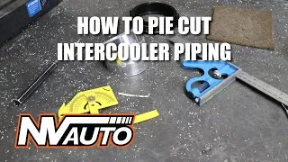 How to pie cut intercooler piping