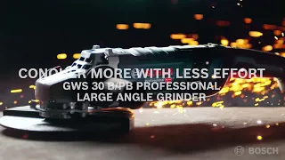 Bosch GWS 30 B Angle Grinder | M14, Brushless Motor, KickBack Control, & Restart Protection