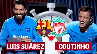 7 SECOND CHALLENGE BARÇA-LIVERPOOL | Luis Suárez & Coutinho